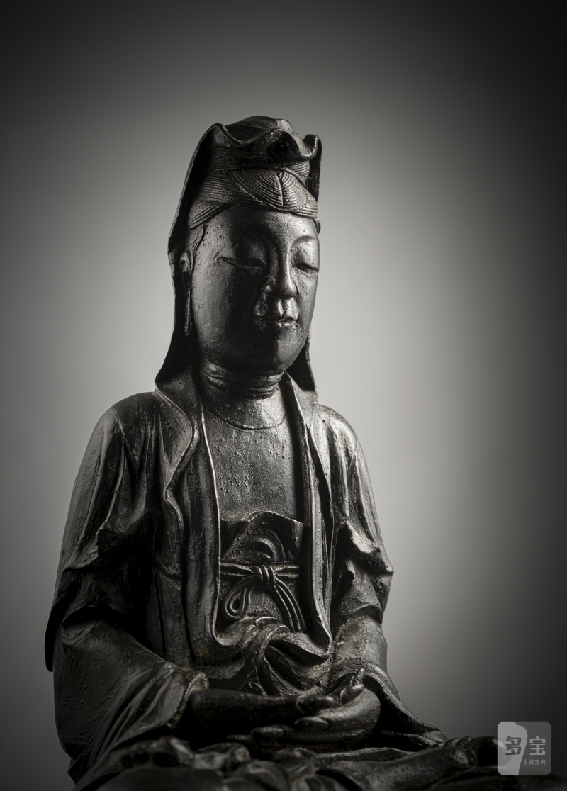 A bronze figure of Guanyin - 图4